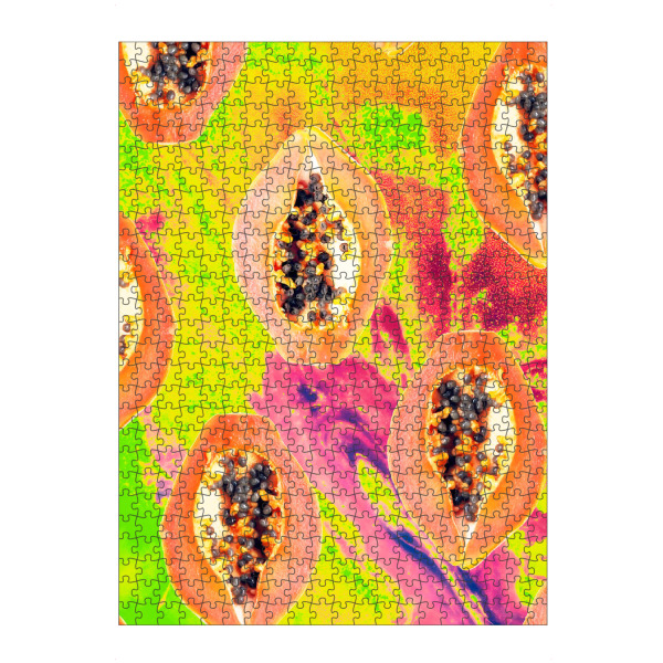 Puzzle Ravensburger "Papaya" artboxONE - Essen & Trinken