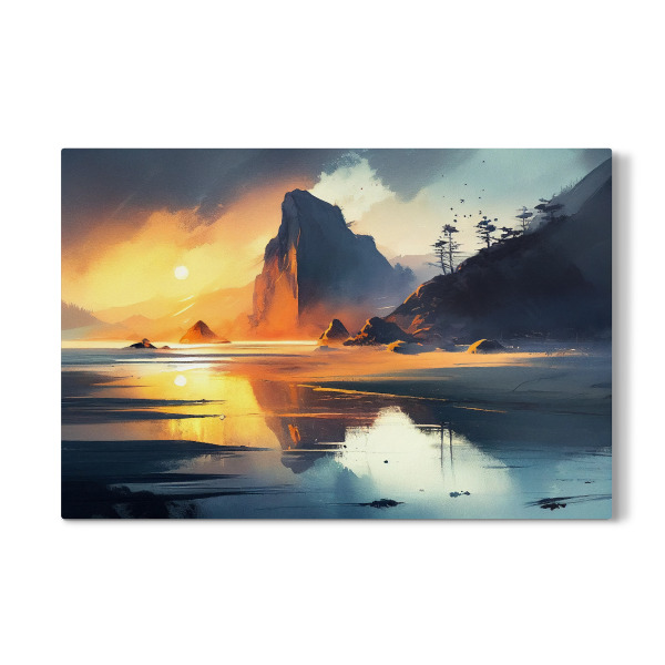Galerie-Print "Ozeansonnenuntergangmalerei" 30x20 cm artboxONE