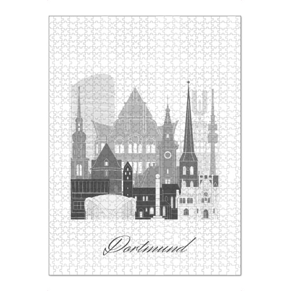 Puzzle Ravensburger "Dortmunder Skyline" artboxONE - Städte,Reise,Architektur