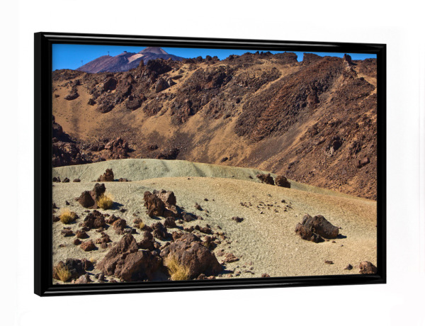 Poster mit schwarzem Rahmen "Felslandschaft Teide" artboxONE - Natur,Reise,Reise / Länder