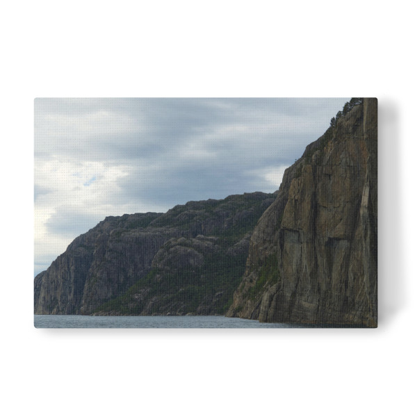 Leinwandbild "Felsen am Lysefjord" artboxONE - Natur,Reise,Reise / Strand und Meer,Reise / Länder