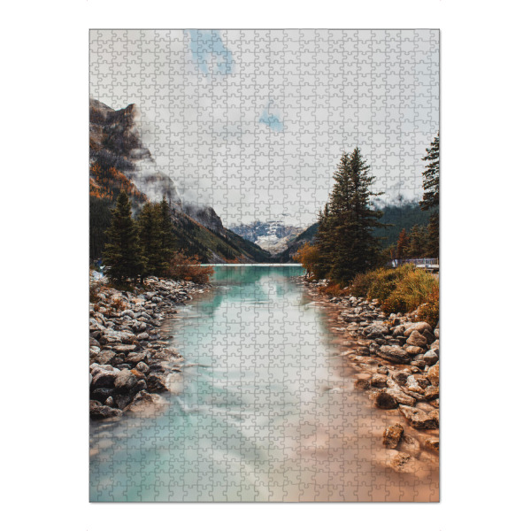 Puzzle Ravensburger "Colorful Lake Louise" artboxONE - Natur,Reise,Reise / Strand und Meer
