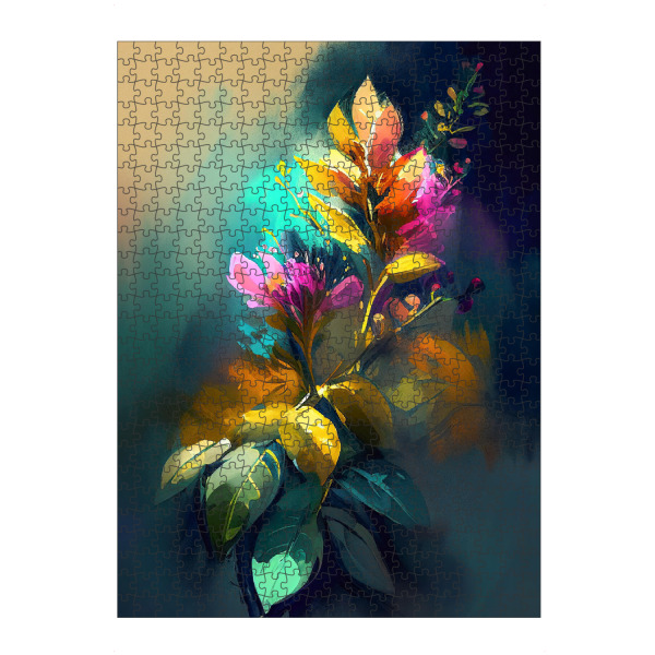 artboxONE Puzzle "Blumenstrauß Aquarell" artboxONE - Floral