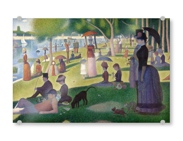 Acrylglasbild "Auf der Insel La Grande Jatte" artboxONE - Reise,Menschen,Liebe,Für Mama,Für Papa