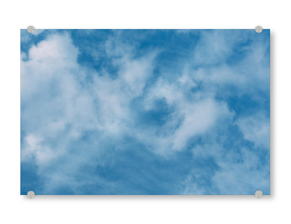 Acrylglasbild "Wolkenformation" artboxONE - Natur,Abstrakt - Himmel,Wolken,Sonnenschein,Blauer himmel,Natur,Abstrakt,Wolkenformation,Bewölkt