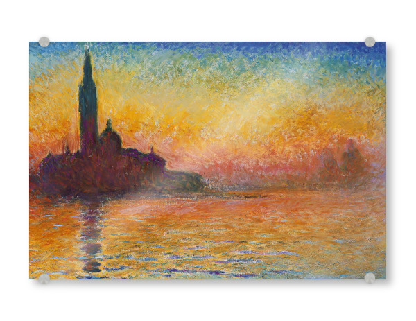 Acrylglasbild "San Giorgio Maggiore Claude Monet" artboxONE - Reise,Architektur,Städte / Venedig,Für Mama,Für Papa