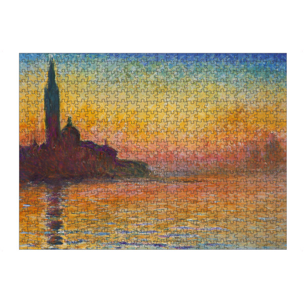 Puzzle Ravensburger "San Giorgio Maggiore Claude Monet" artboxONE - Reise,Architektur,Städte / Venedig,Für Mama,Für Papa