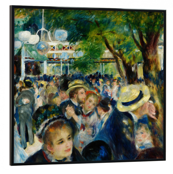 Poster mit schwarzem Rahmen 30x30 cm "Le Moulin de la Galette" artboxONE - Reise,Liebe,Fashion,Für Mama,Für Papa