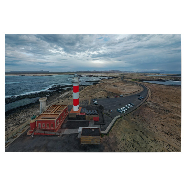 Poster "Fuerteventura -Faro del Toston" artboxONE - Städte,Natur,Reise,Architektur,Reise / Strand und Meer