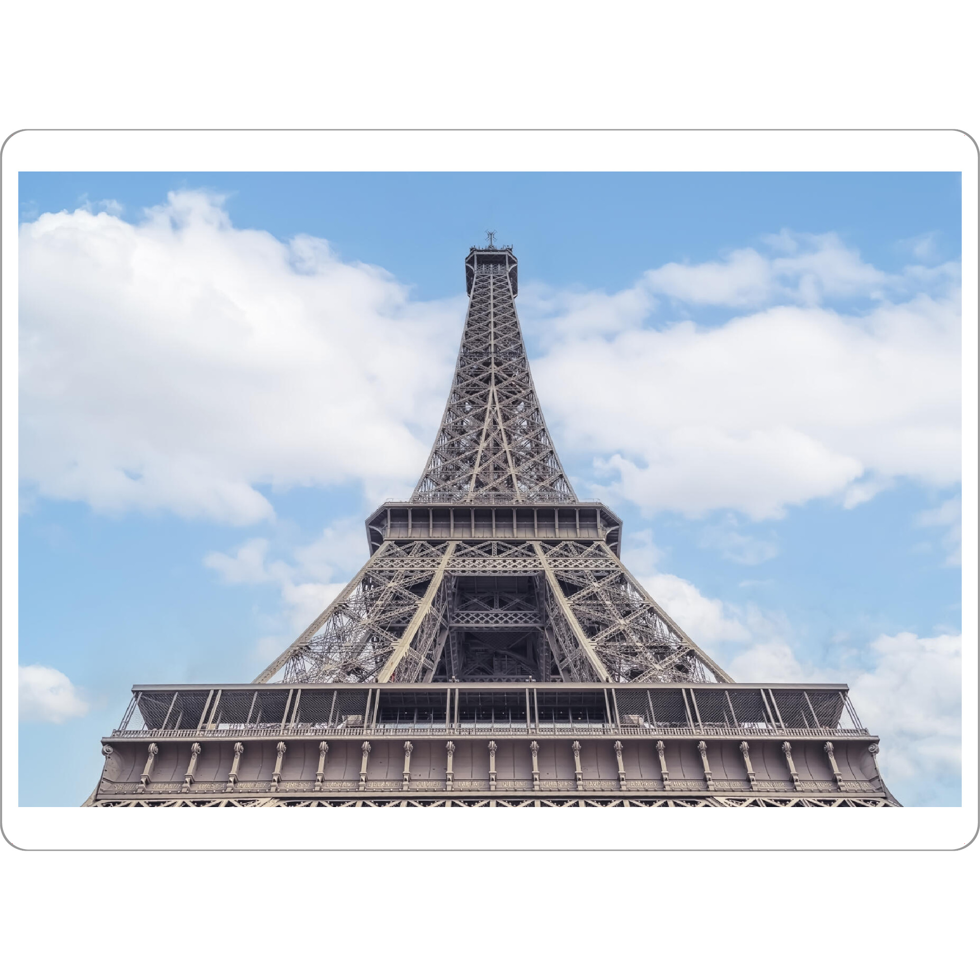 Tischset "Eiffelturm in Paris" artboxONE - Städte,Reise,Architektur,Städte / Paris,Reise / Länder