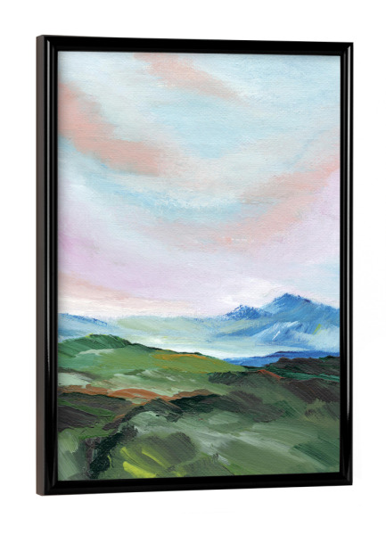 Poster mit schwarzem Rahmen "Swiss mountain" artboxONE - Natur,Reise,Abstrakt