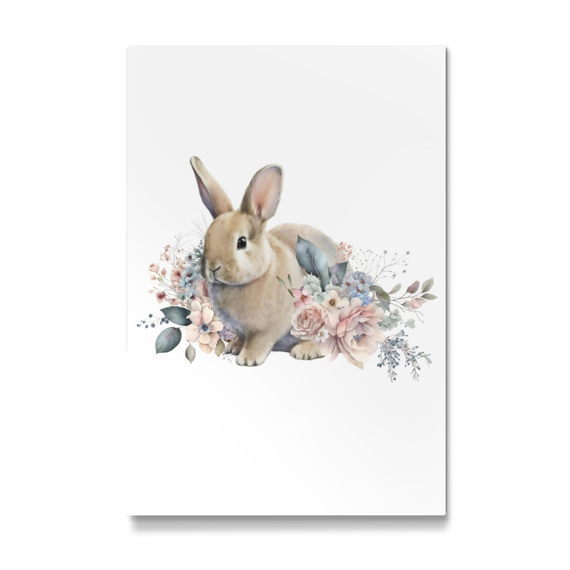 Galerie-Print "Hase mit Blumen Frohe Ostern" 30x20 cm artboxONE