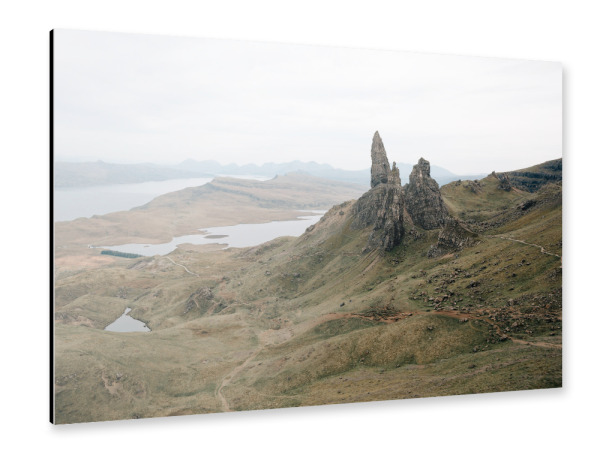 Alu-Dibond "Old man of Storr" 30x20 cm artboxONE