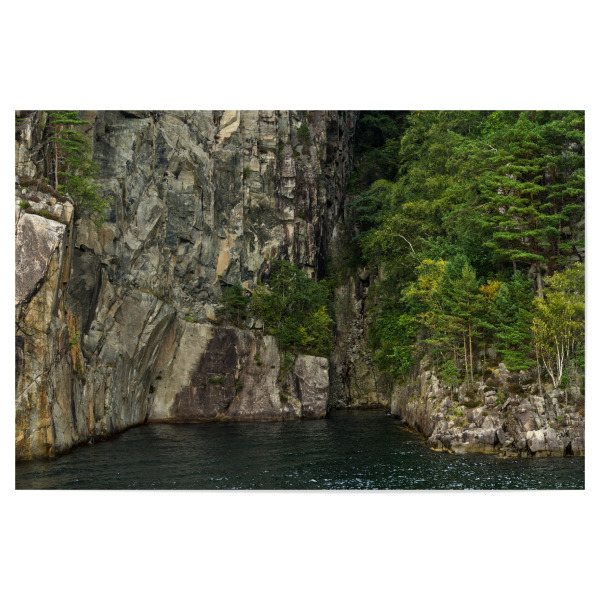 Poster 30x20 cm "Felsenbucht am Lysefjord" artboxONE - Natur,Reise,Reise / Länder