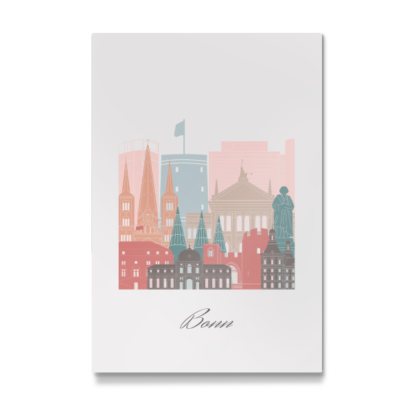Galerie-Print "Bonner Skyline im Pastellstil" 30x20 cm artboxONE
