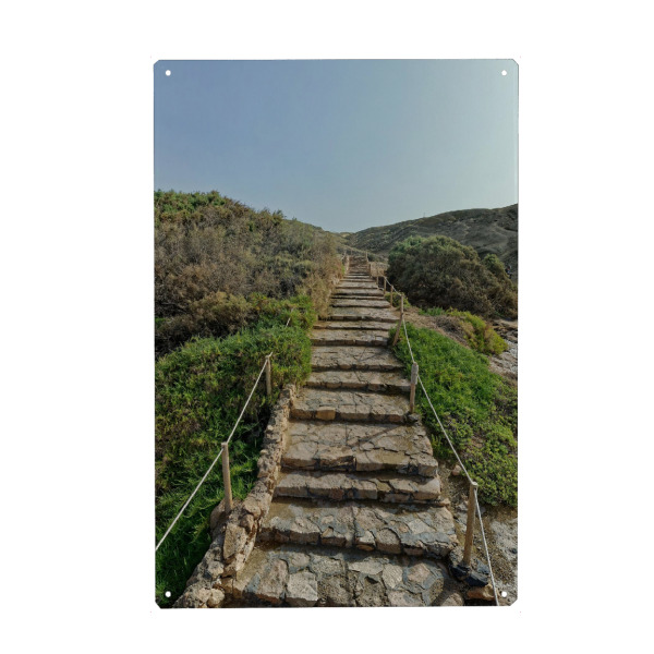 Holzbild "La Pared - Königstreppe" artboxONE - Städte,Natur,Reise,Architektur,Reise / Strand und Meer