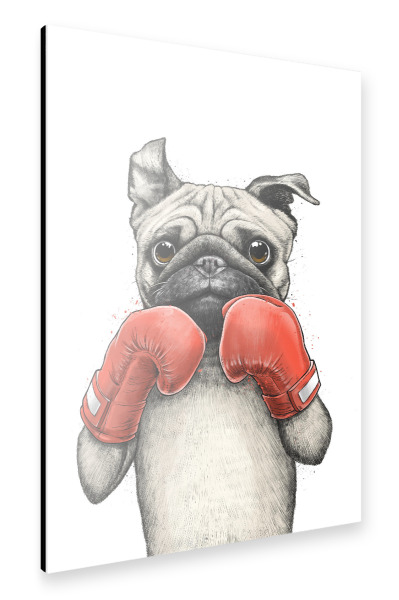 Alu-Dibond "Faustkämpfer" 30x20 cm artboxONE