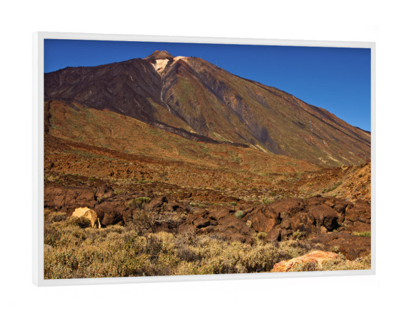 Poster mit weißem Rahmen "Landschaft am Teide" artboxONE - Natur,Reise,Reise / Länder