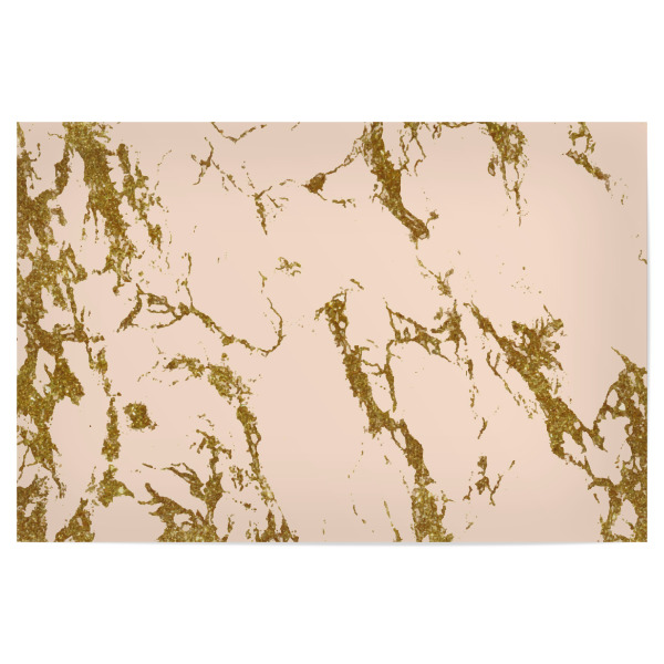 Poster 30x20 cm "Erröten & Goldmarmor" artboxONE - Abstrakt,Marmor