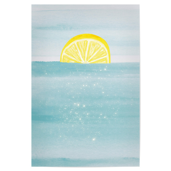 Poster 30x20 cm "Zitronensonne" artboxONE - Natur,Reise / Strand und Meer