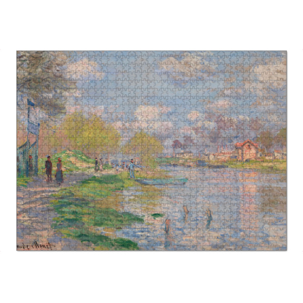 Puzzle Ravensburger "Frühling an der Seine" artboxONE - Natur,Reise,Menschen,Für Mama,Für Papa
