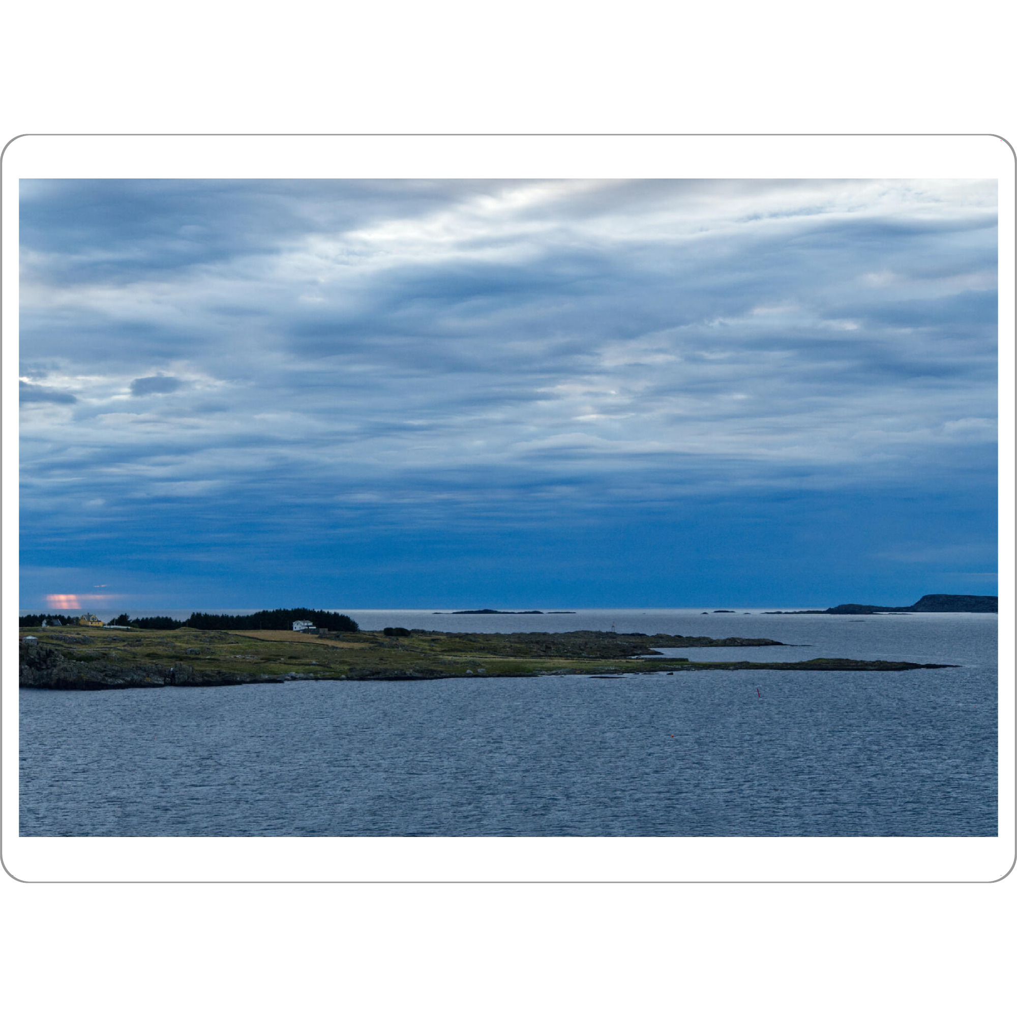 Tischset "Schäreninsel bei Stavanger" artboxONE - Natur,Reise,Reise / Strand und Meer,Reise / Länder