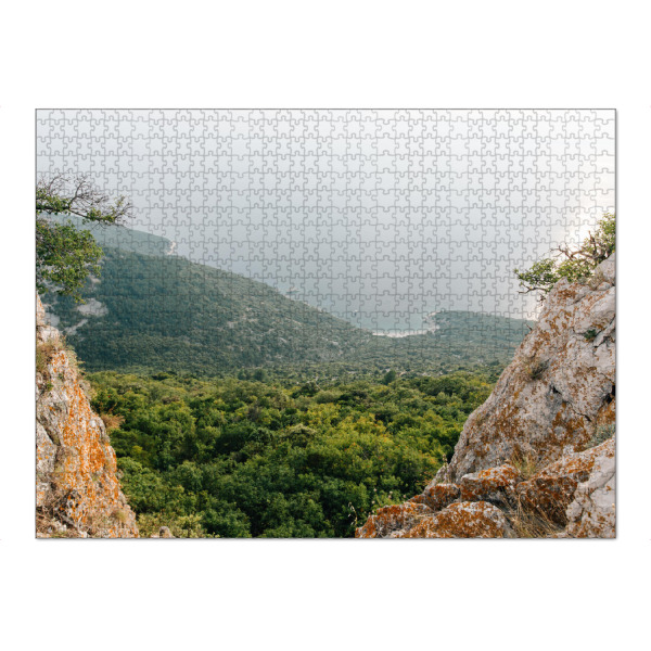 Puzzle Ravensburger "Einsame Bucht in Kroatien" artboxONE - Natur,Reise,Floral,Reise / Strand und Meer