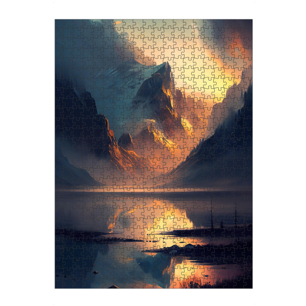 Puzzle Ravensburger "Leuchtende Talmalerei" artboxONE - Natur,Reise