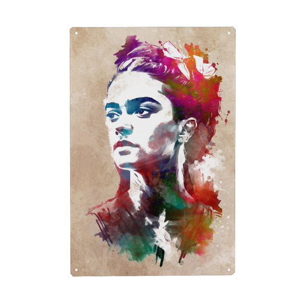 Holzbild "Frauenportrait A" artboxONE - Menschen - Künstler,Kunst,Grafik,Porträt,Frau,Mädchen