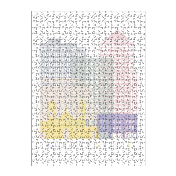 artboxONE Puzzle "ALBUQUERQUE SKYLINE PASTELL" artboxONE - Städte