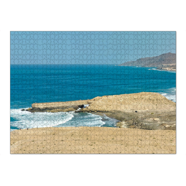 Puzzle Ravensburger "Fuerteventura-Landspitze La Pared" artboxONE - Natur,Reise,Reise / Strand und Meer