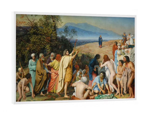 Poster mit weißem Rahmen "Die Erscheinung Christi" artboxONE - Menschen,Liebe,Weihnachten,Für Mama,Für Papa