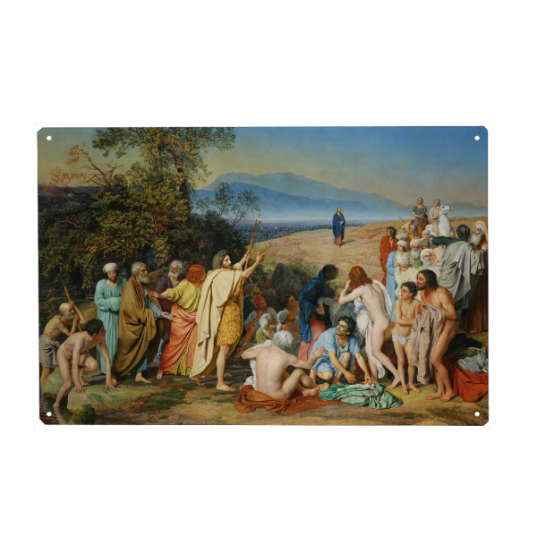 Metall Poster "Die Erscheinung Christi" artboxONE - Menschen,Liebe,Weihnachten,Für Mama,Für Papa