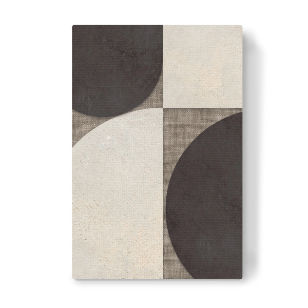 Leinwandbild "Linen mood brown" artboxONE - Abstrakt,Geometrie - Japandi,Modern,Art,Ibiza,Einrichtung,Kunst,Geometrie,Formen,Abstrakt