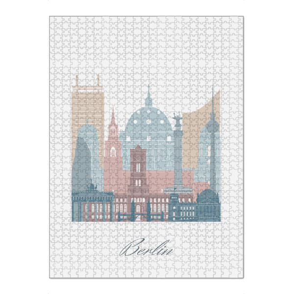 Puzzle Ravensburger "Berliner Skyline in Erdtönen" artboxONE - Städte,Städte / Berlin,Reise,Architektur