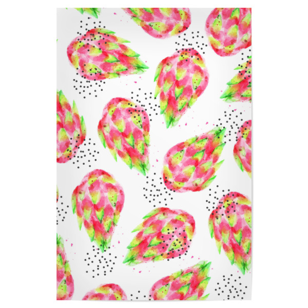 Poster 30x20 cm "Drachenfrucht-Muster" artboxONE - Abstrakt