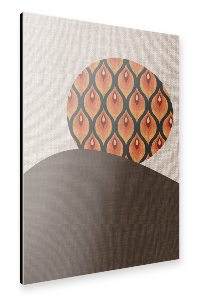 Alu-Dibond "Linen retro art LUISA" 30x20 cm artboxONE