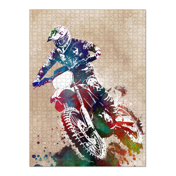 Puzzle Ravensburger "Rennsport Kunst B" artboxONE - Sport / Motorsport,Sport - Sport,Sport,Motor,Motorsport,Rennen,Motoren - Bild sport