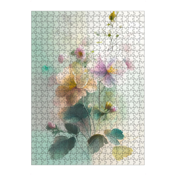 Puzzle Ravensburger "Malerei von verträumten Blumen" artboxONE - Natur,Floral