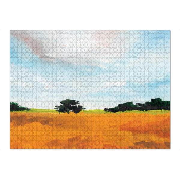 Puzzle Ravensburger "Canary field" artboxONE - Natur,Floral,Abstrakt