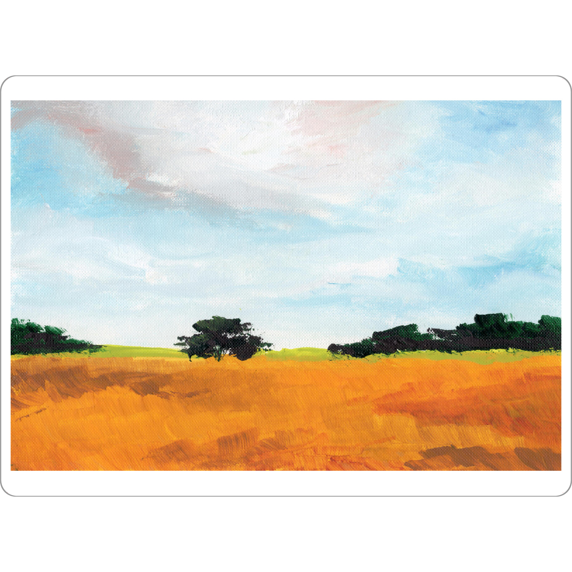 Tischset "Canary field" artboxONE - Natur,Floral,Abstrakt