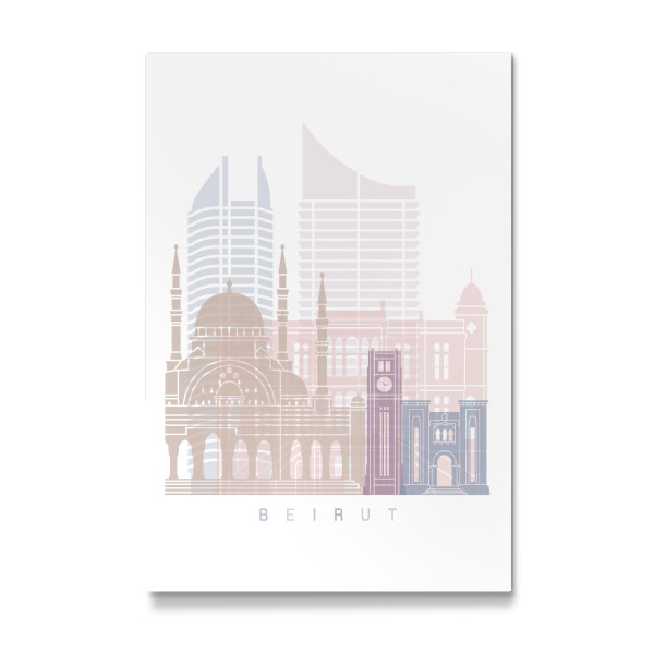 Galerie-Print "BEIRUT SKYLINE PASTELL" 30x20 cm artboxONE