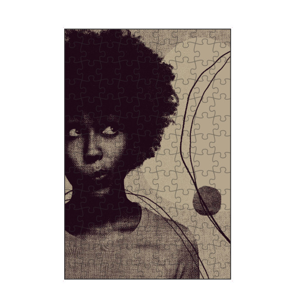 artboxONE Puzzle "Linen collection - woman first" artboxONE - Abstrakt,Menschen - Japandi,Modern,Art,Ibiza,Einrichtung,Abstrakt,Kunst