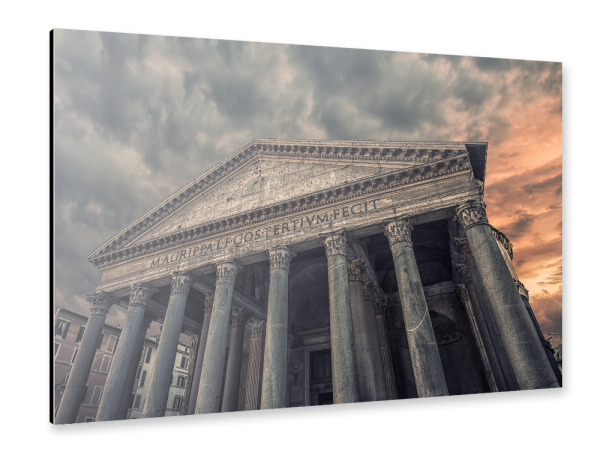 Alu-Dibond "Pantheon-Sonnenuntergang" 30x20 cm artboxONE