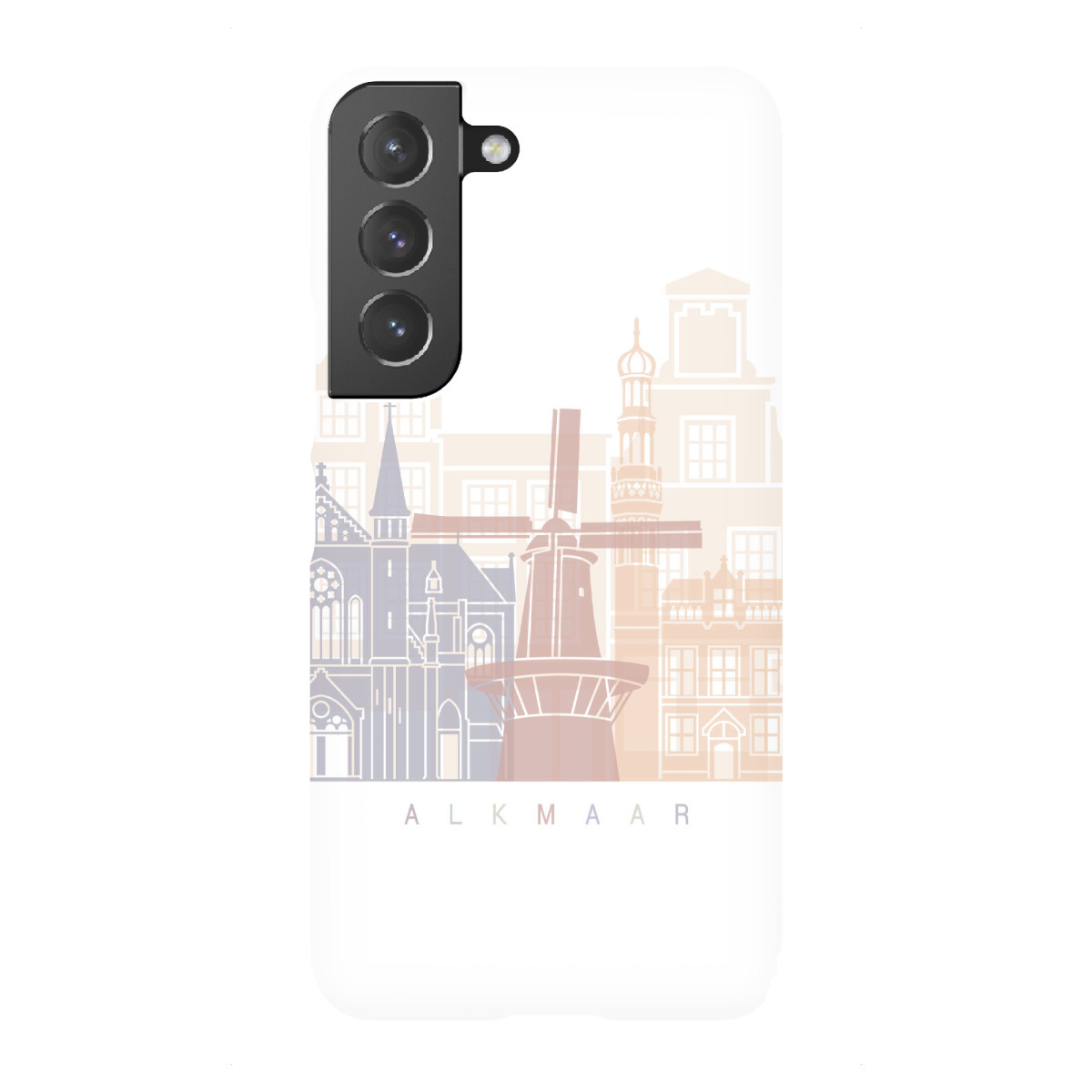 Samsung Galaxy "ALKMAAR SKYLINE PASTELL" Premium-Case Handyhülle artboxONE