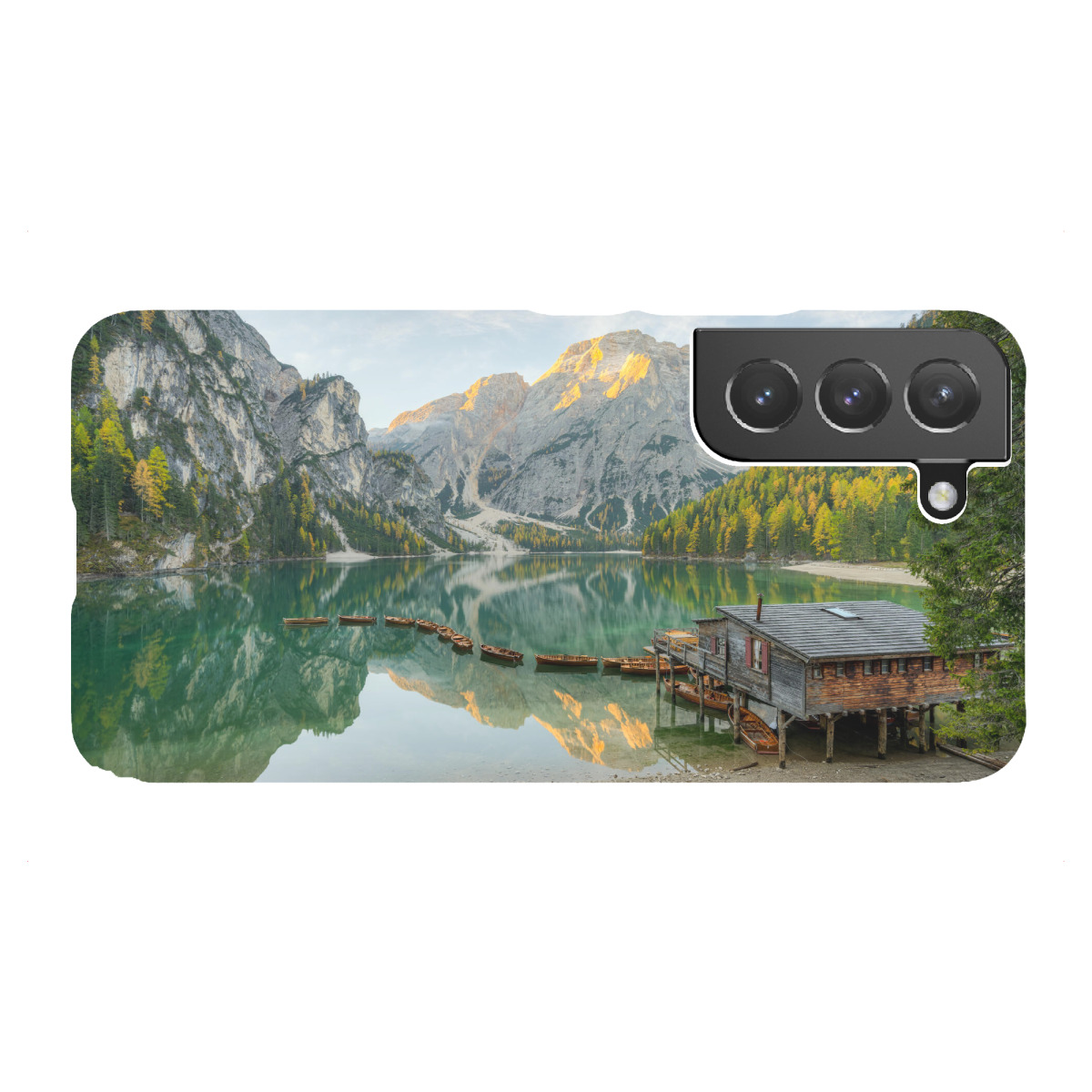 "Morgens am Pragser Wildsee"für Samsung Galaxy - Premium-Case Handyhülle artboxONE