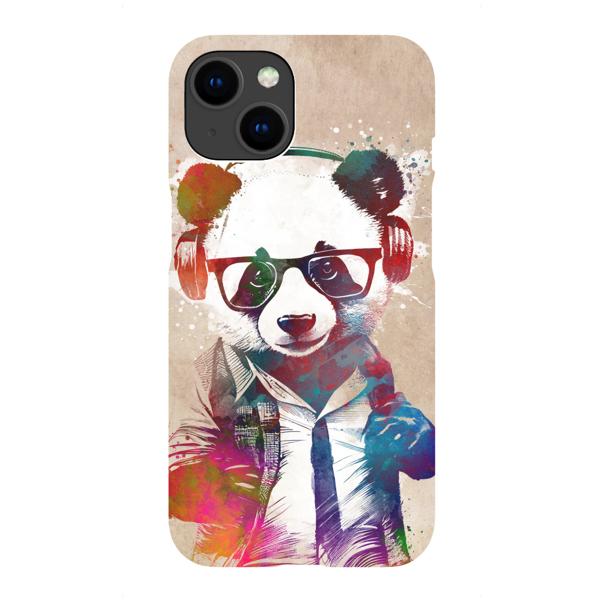 iPhone "Panda-Hipster" Premium-Case Handyhülle artboxONE