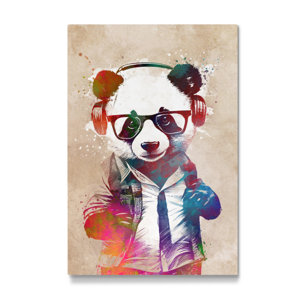 Galerie-Print "Panda-Hipster" 30x20 cm artboxONE