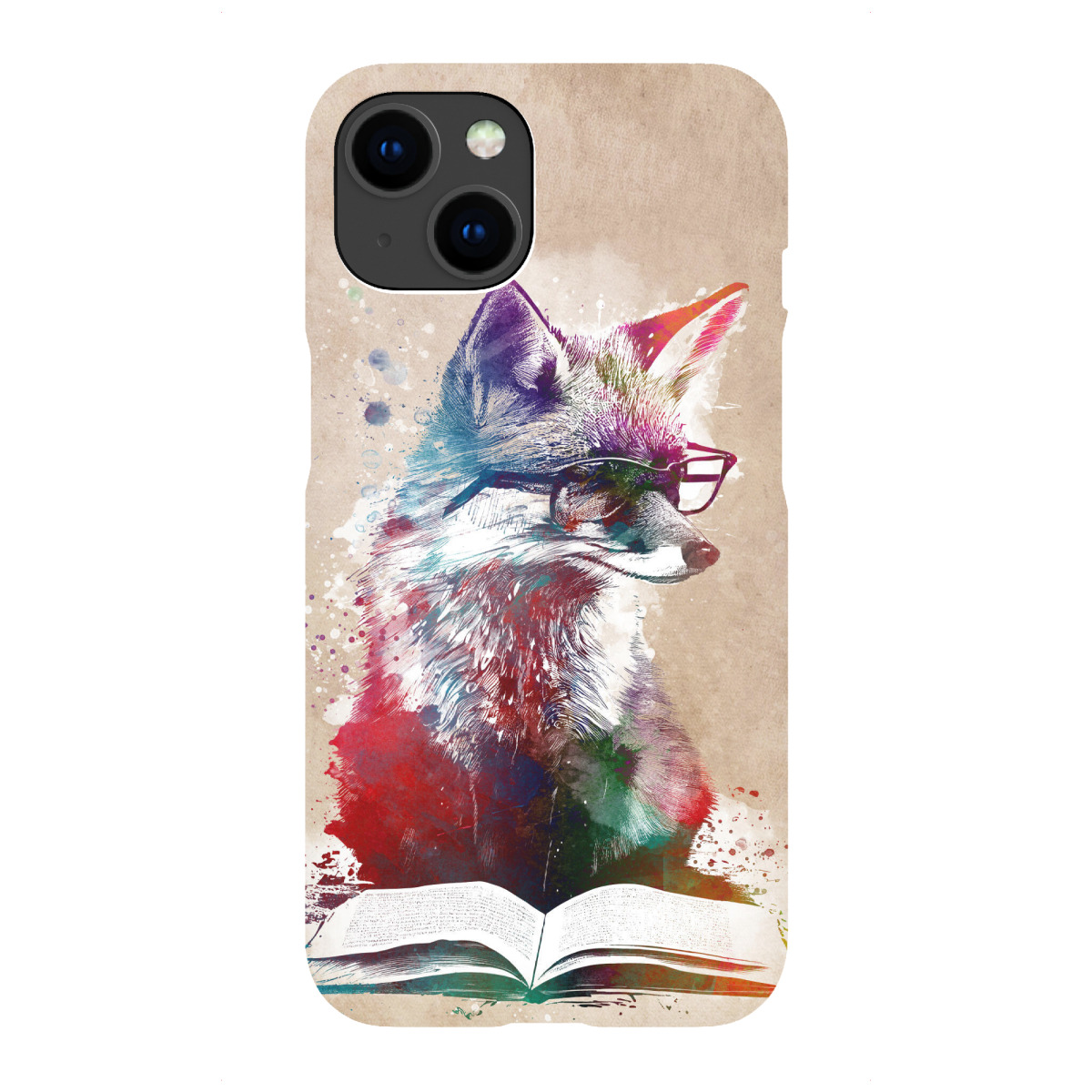 iPhone "Fuchs liest ein Buch" Premium-Case Handyhülle artboxONE