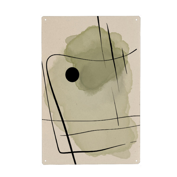 Holzbild "Modern zen" artboxONE - Abstrakt - Japandi,Modern,Art,Wabisabi,Ibiza,Kunstdruck,Vacation,Geschenk,Einrichtung